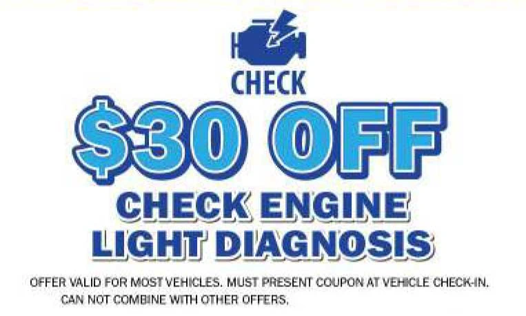 30 off check engine light diagnosis
